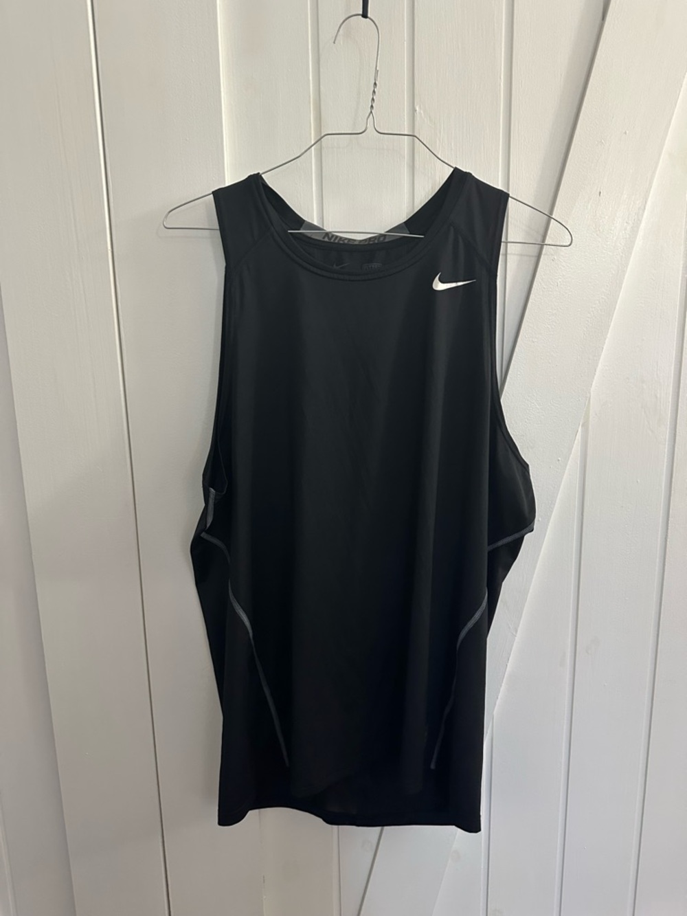 Nike Pro Fitted Black Performance Dri-Fit Tank - Size XL